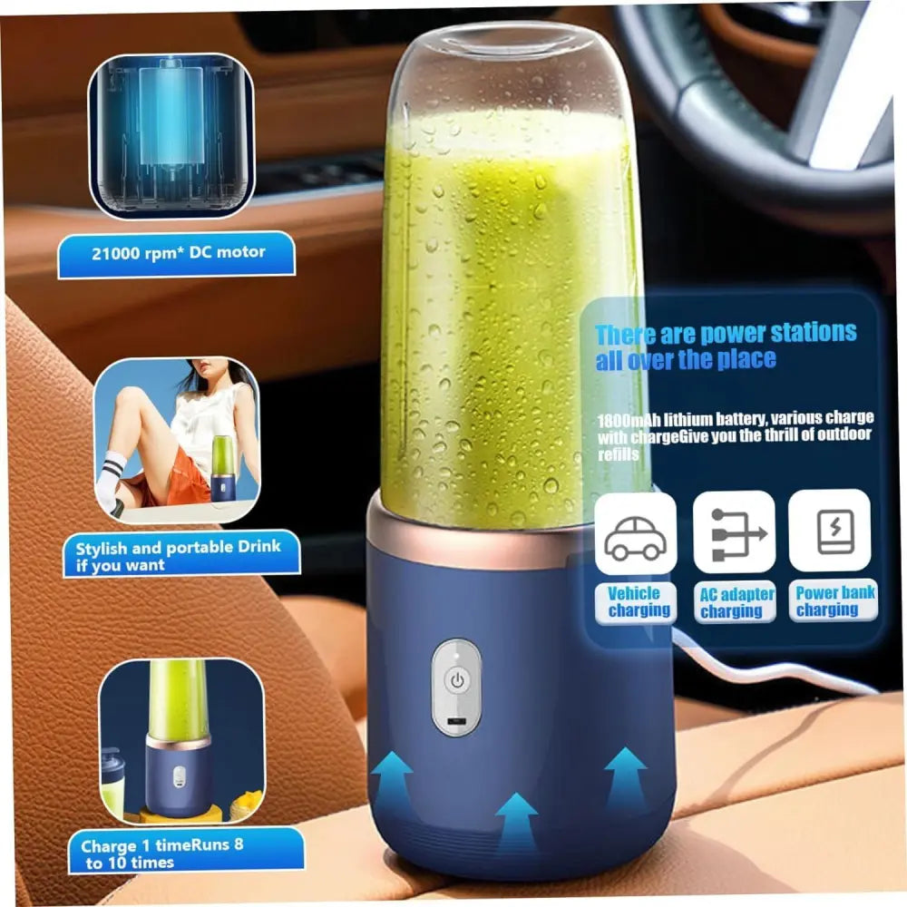 USB Rechargeable Travel Blender_ Portable Juicer  with 2 Cups collection