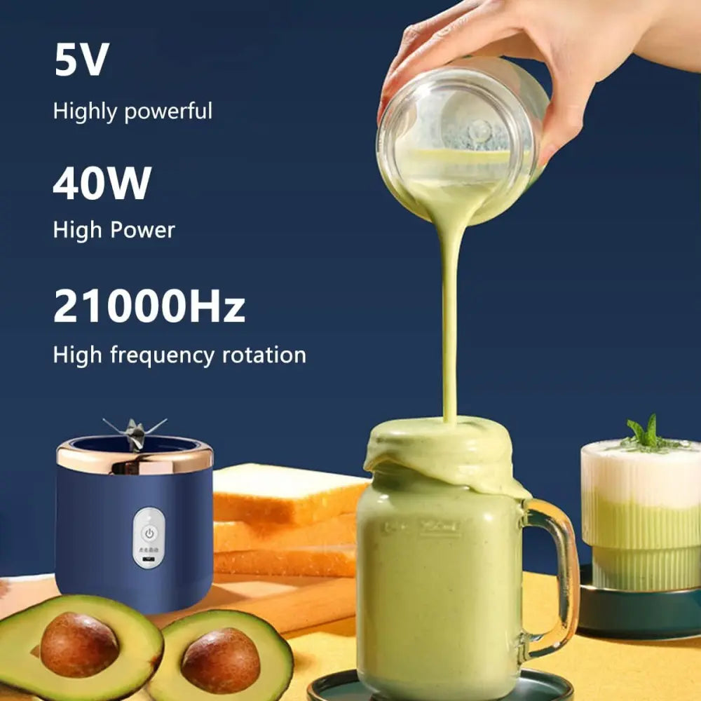 USB Rechargeable Travel Blender_ Portable Juicer  with 2 Cups collection