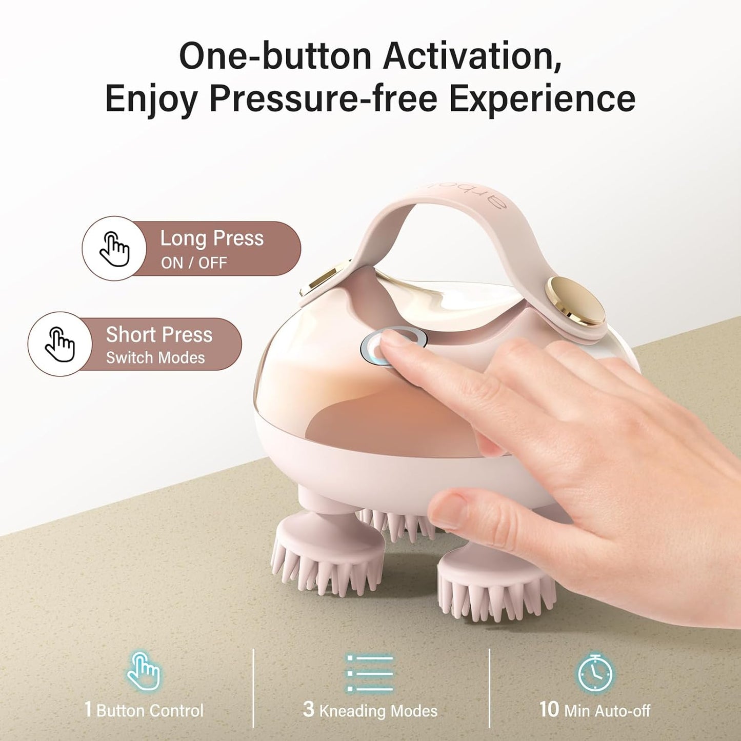 ### **Arboleaf Scalp Massager – 5 in 1 Rechargeable Waterproof Head Massager**