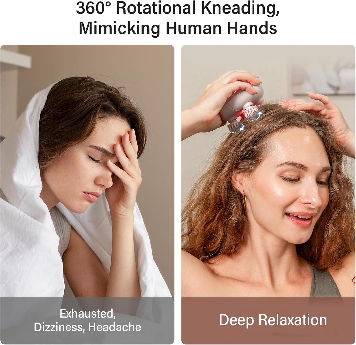 ### **Arboleaf Scalp Massager – 5 in 1 Rechargeable Waterproof Head Massager**