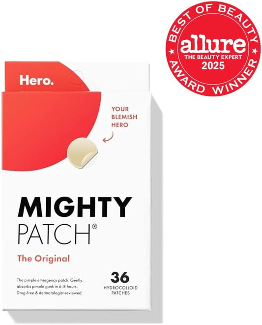 Mighty Patch Original - Hydrocolloid Acne Pimple Patch Spot Treatment (36 Count)