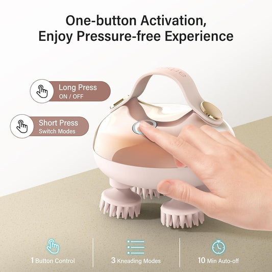 ### **Arboleaf Scalp Massager – 5 in 1 Rechargeable Waterproof Head Massager**